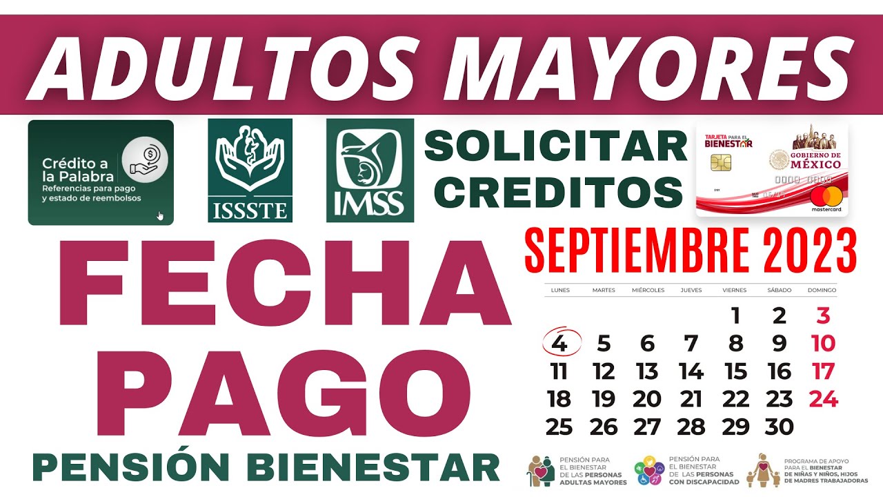 📅FECHA De PAGO Para Adultos Mayores: CALENDARIO, MONTO, CRÉDITOS Y ...