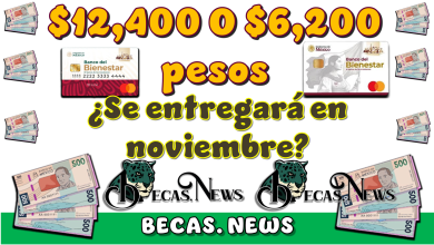 $12,400 o $6,200 pesos ¿Se entregarán en noviembre?