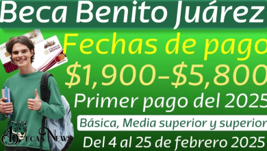 ¡Ya está aquí! Conoce el calendario del primer pago de la Beca Benito Juárez 2025