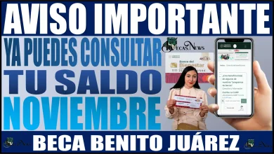 🚨📢👩‍🎓👨‍🎓 ¡AVISO IMPORTANTE!, Ya puedes consultar tu saldo de la Beca Benito Juárez, noviembre 2023 🚨📢👨‍🎓👩‍🎓