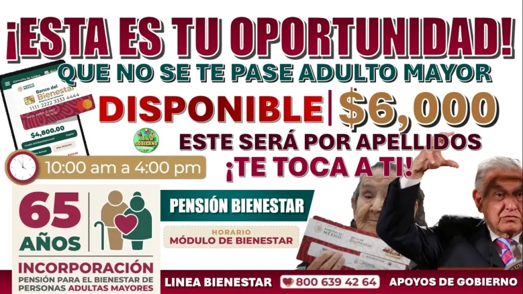 👩🏻🚨👴🏼🚨 OPORTUNIDAD DE RECIBIR HASTA $6,000 POR CALENDARIO ¡ES TUYO!✅ ¡QUE NO SE TE PASE ADULTO MAYOR!