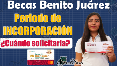 Atención alumnos de las Becas Benito Juárez, ¡¡Durante esta fecha ya podrás iniciar tu INCORPORACIÓN al programa!!