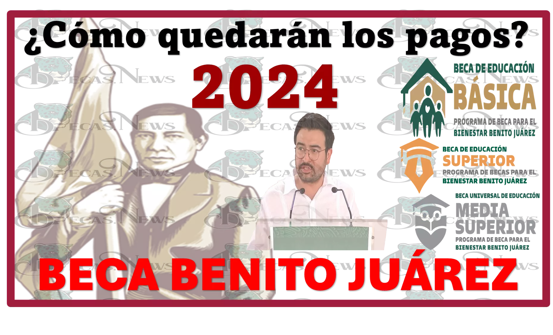 Beca Benito Juárez: ¿Cómo quedarán los pagos en este año 2024?