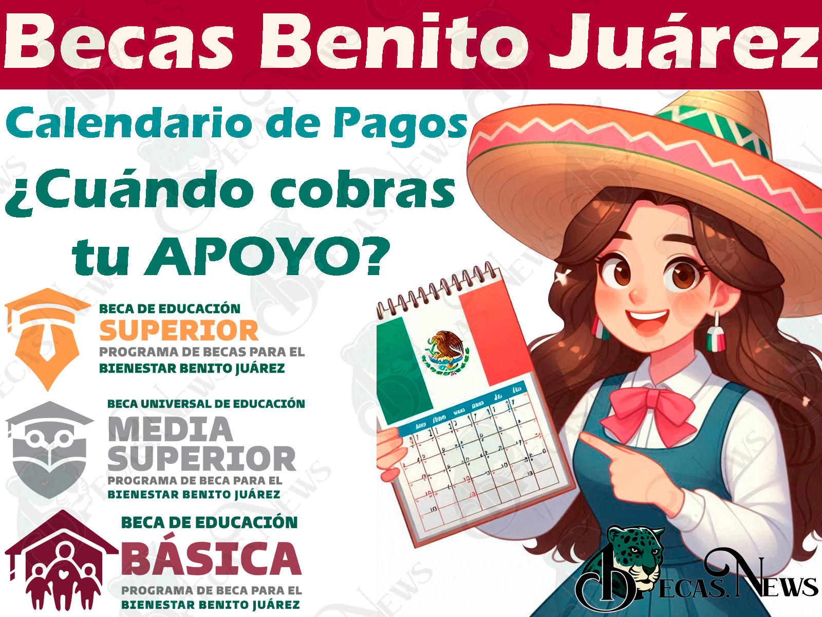 Calendario de pagos para el depósito de las Becas Benito Juárez. ¡Consulta cuando recibirás tu apoyo monetario!