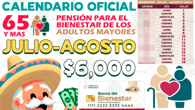 Secretaría del Bienestar PUBLICA EL CALENDARIO DE PAGOS OFICIAL del programa de Pensiones para el Bienestar, ¿Cuándo cobras?