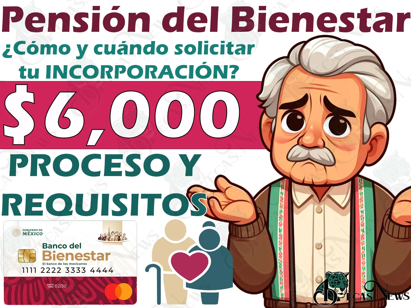 ¿Qué requisitos necesitas para solicitar tu INCORPORACIÓN al programa de Pensiones para el Bienestar?