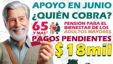 Cobro de Pensiones Bienestar en JUNIO. ¿Quiénes cobrarán su apoyo el próximo mes?