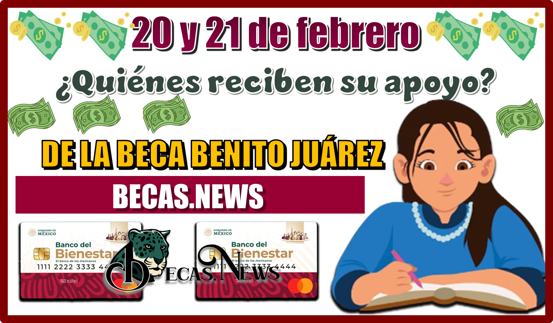 20 y 21 de febrero | ¿Quiénes reciben su apoyo de la Beca Benito Juárez?