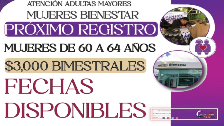 ¡Atención! La Pensión Mujeres Bienestar abre registro, ¿Cumples los requisitos?