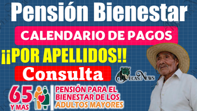 ¡¡Atención adultos mayores de la Pensión Bienestar!!, consulta el CALENDARIO DE PAGOS POR APELLIDOS 