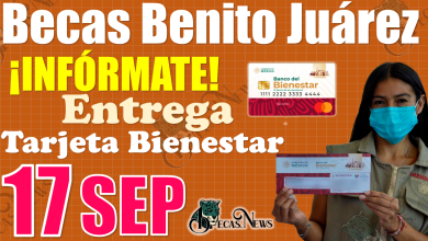 ¡¡Atención estudiantes de las Becas Benito Juárez!!, estos son aquellos que podrán asistir por tu Tarjeta del Bienestar hasta el día 17 de Septiembre 