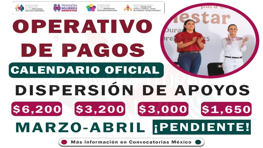 ¡Atención! Revelan las Fechas Exactas de Pago para Programas Bienestar en Marzo, ¿Cuándo te Toca?