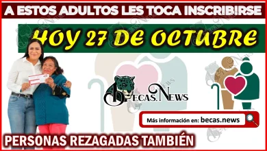 Pensión del Bienestar para el Adulto Mayor: Estos adultos les toca registrarse el viernes 27 de octubre.