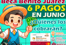 Recibirás 6 PAGOS de las Becas Benito Juárez en el mes de Junio. ¿Quiénes los recibirán y por qué?
