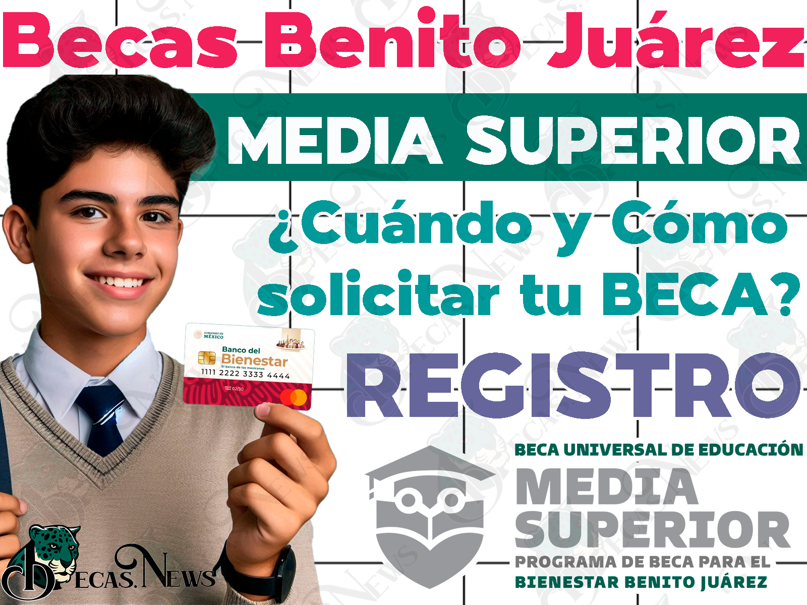 ¡Sigue estos pasos para solicitar tu INCORPORACIÓN a las Becas Benito Juárez de Educación Media Superior!