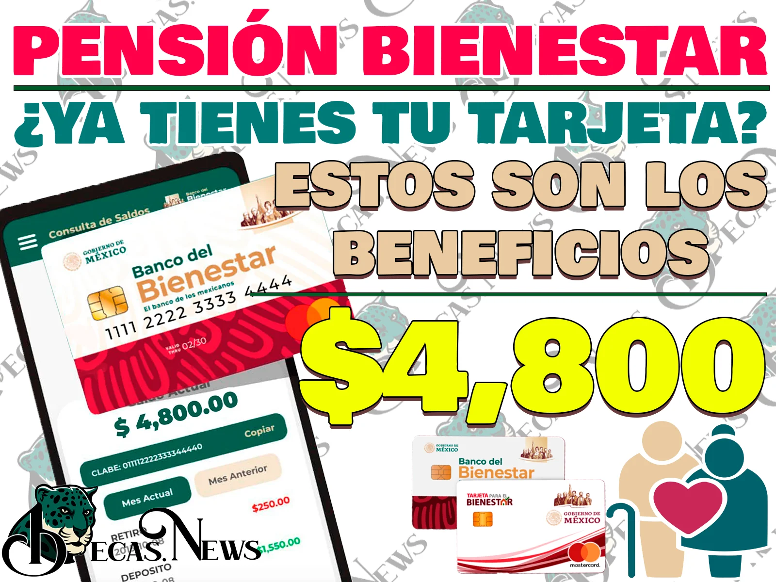 ¿Qué beneficios ofrecen las Tarjetas del Bienestar a los Pensionados del Bienestar?