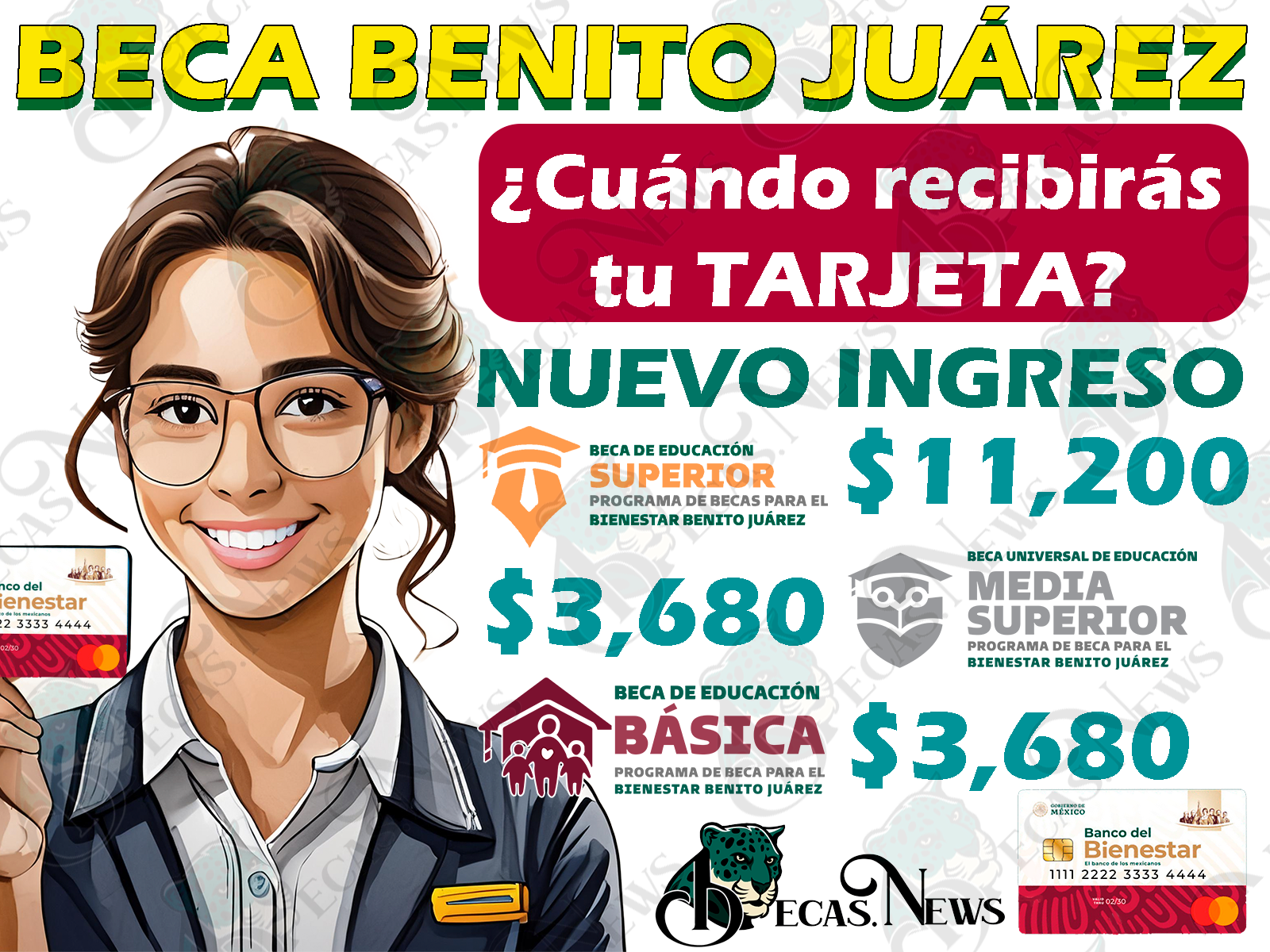 ¿Cuándo recibirás tu Tarjeta del Bienestar si eres nuevo beneficiario de las Becas Benito Juárez?