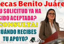 Solicitudes de ACEPTACIÓN | Consulta si has sido ACEPTADO en las Becas Benito Juárez