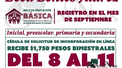 Beca Benito Juárez 2023: Registro exclusivo para escuelas prioritarias del 8 al 11 de septiembre