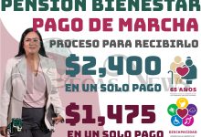 Pensión Bienestar: Pago de Marcha y Cómo Acceder a hasta $2,400 pesos