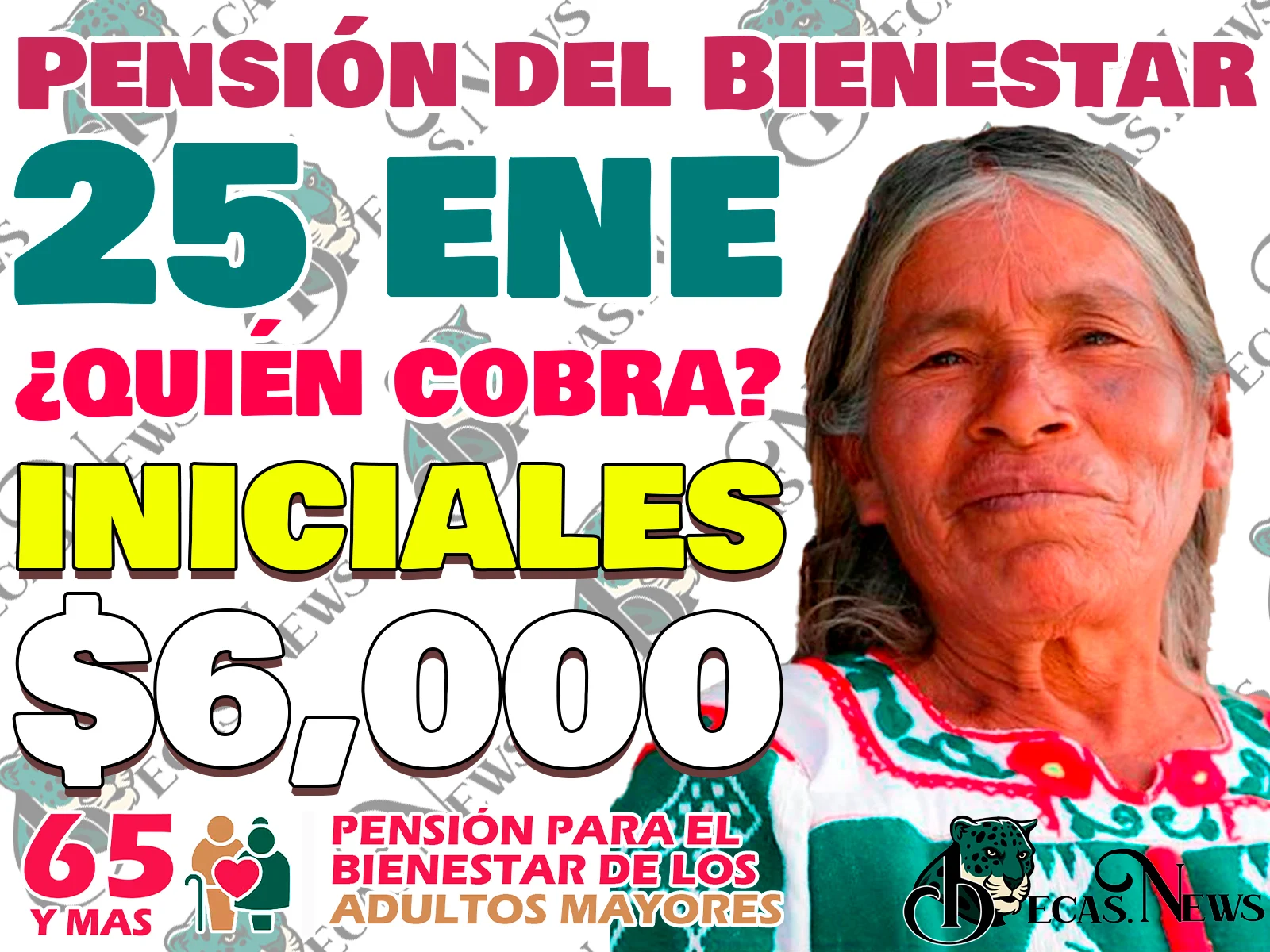 Entrega de Pensiones del Bienestar. ¿Quiénes cobrarán su apoyo este 25 de Enero?