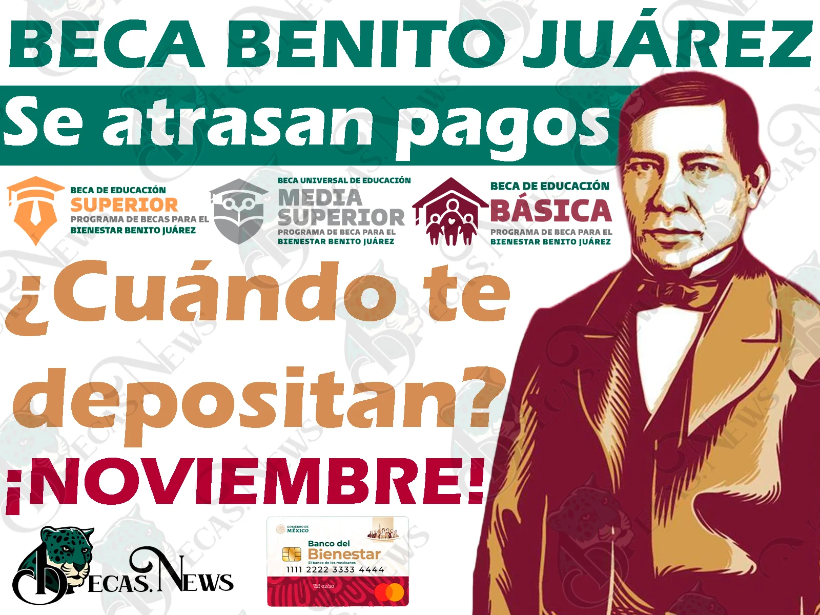 CONFIRMADO. ¡Se retrasarán los pagos para estudiantes beneficiarios de las Becas Benito Juárez!