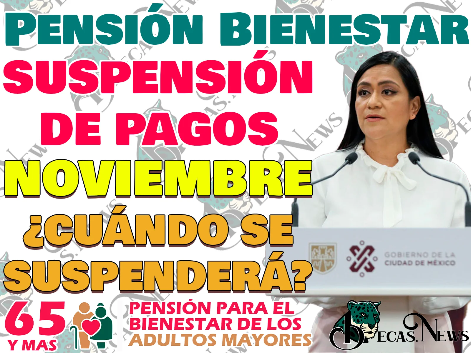 ¿Habrá SUSPENSIÓN DE PAGOS para Pensionados del Bienestar? ¡Esto dice el calendario!