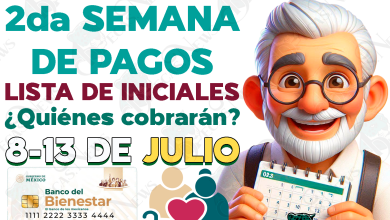 Iniciales que cobrarán su Pensión del Bienestar en la PRÓXIMA SEMANA. ¿Quiénes son?