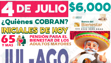 ¿Quiénes cobrarán su Pensión del Bienestar el día de HOY? 4 DE JULIO