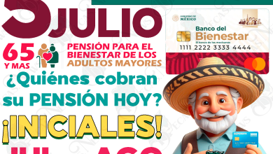 ¿Quiénes son los beneficiarios de la Pensión Bienestar que cobrarán su apoyo el día de HOY? 5 de JULIO