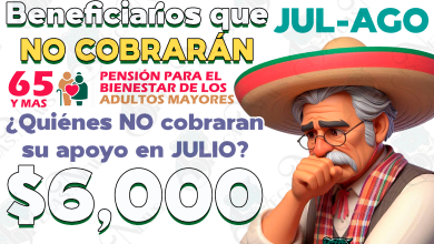 Pensionados que NO COBRARÁN su beneficio en el mes de Julio, ¿Quiénes no cobrarán su Pensión del Bienestar?