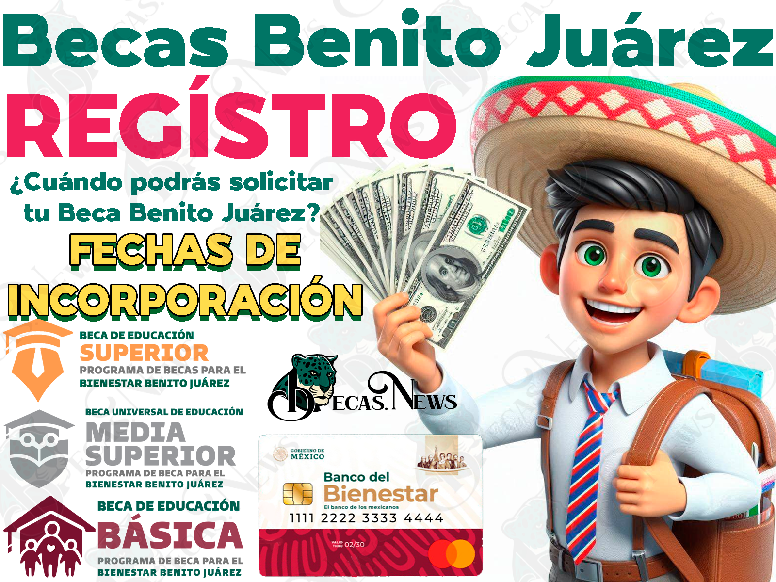 Se aproximan las INCORPORACIONES al programa de Becas para el Bienestar Benito Juárez. ¿Cuándo podrás solicitar tu apoyo monetario?