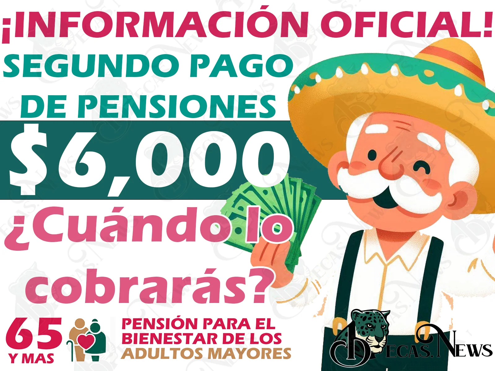 ¿Cuándo recibirás tu SEGUNDO pago del programa de Pensiones para el Bienestar?