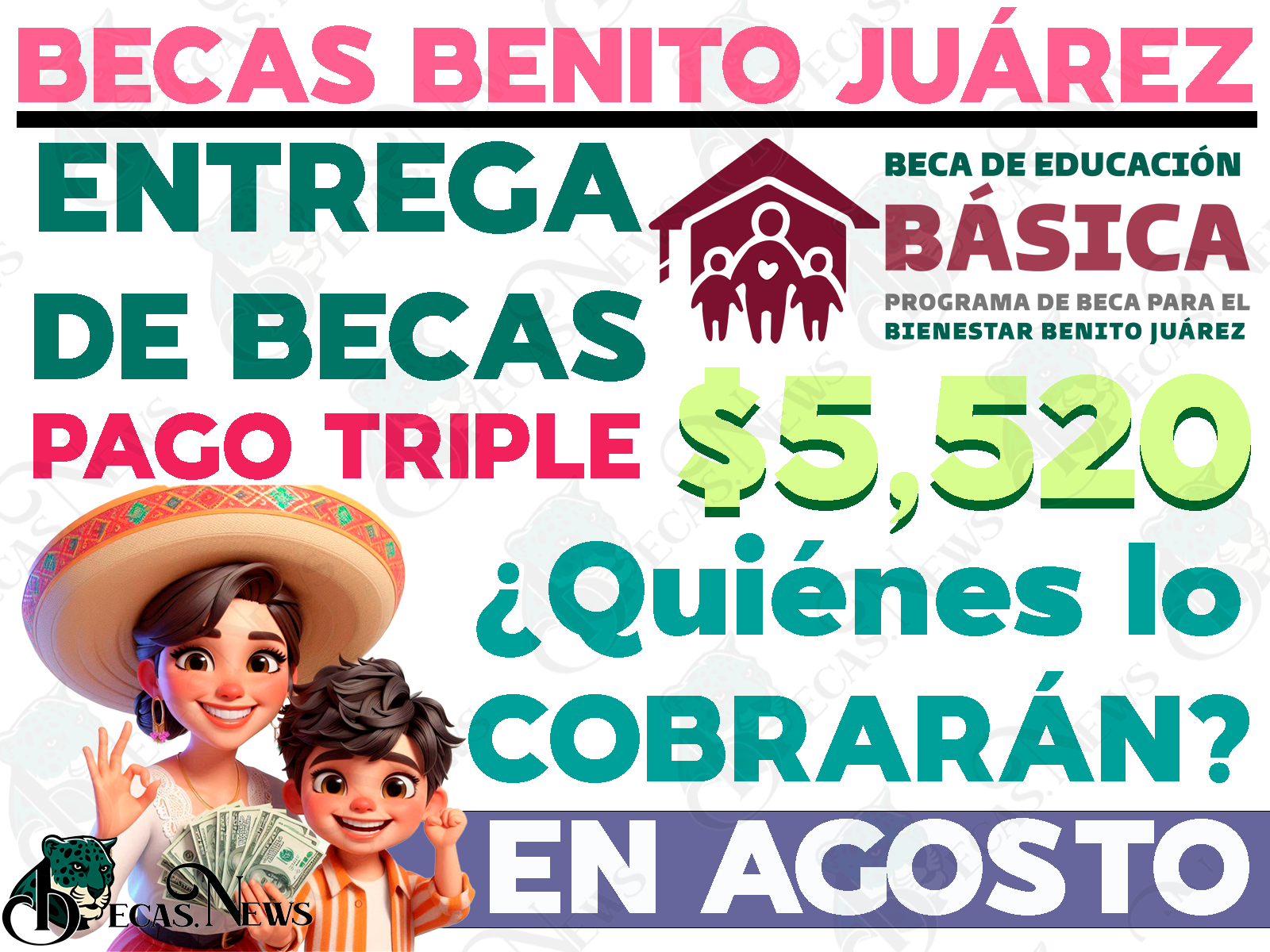 Becas Benito Juárez: Entrega de pagos TRIPLES para estudiantes del NIVEL BÁSICO. ¿Quiénes recibirán este beneficio en AGOSTO?