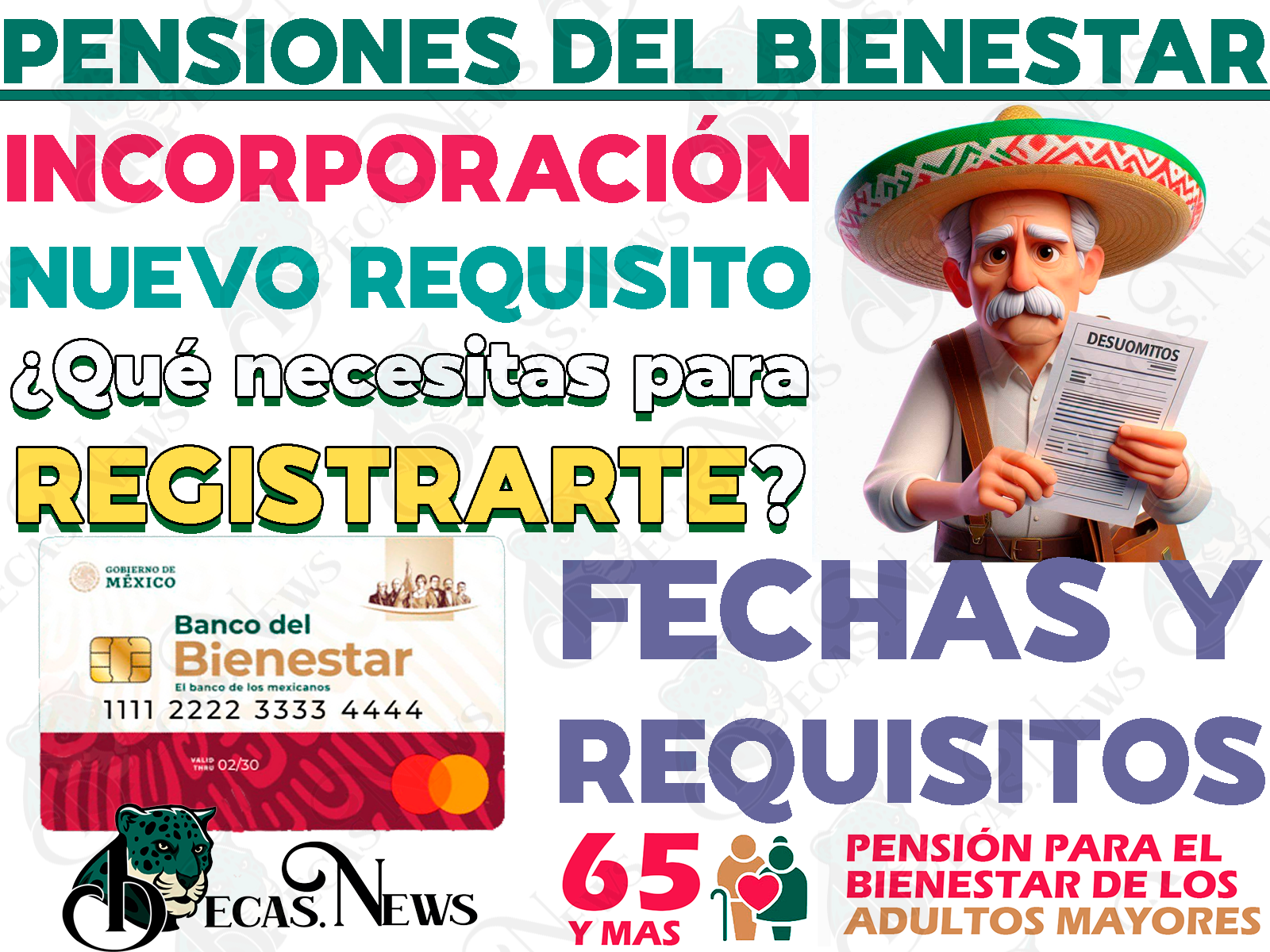 ¡No podrás inscribirte a las Pensiones del Bienetar SIN ESTE NUEVO REQUISITO! ¿Cuándo y cómo inscribirte a las Pensiones del Bienestar?