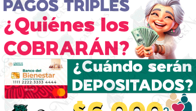 PAGO TRIPLE para Pensionados del Bienestar. ¿Quiénes son las personas adultas mayores que recibirán este beneficio y por qué?