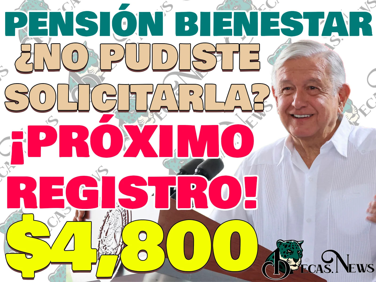 ¿Qué hacer si NO pudiste registrarte a la Pensión Bienestar en Octubre?