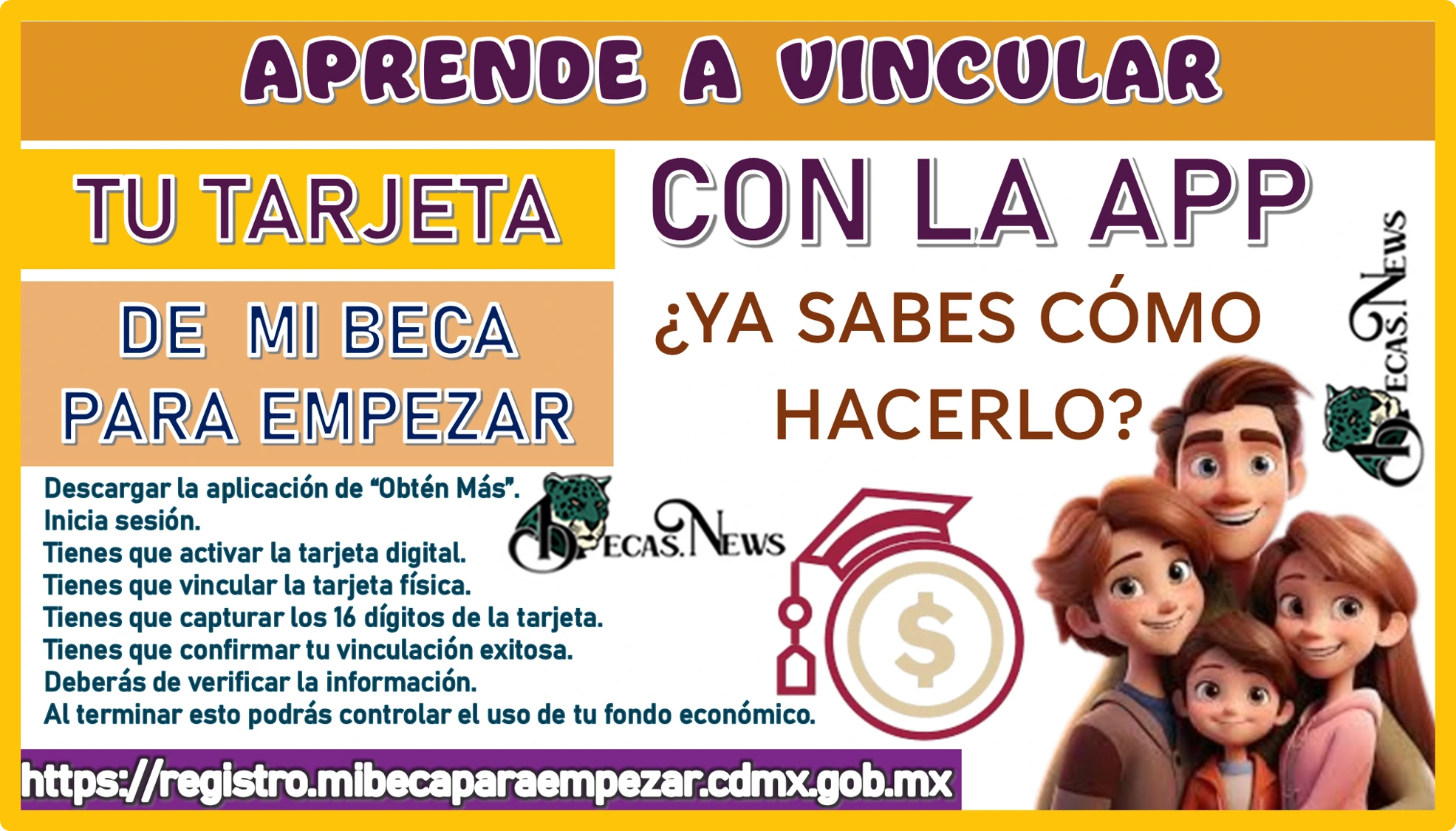 APRENDE A VINCULAR TU TARJETA DE MI BECA PARA EMPEZAR CON LA APP | ¿YA SABES CÓMO HACERLO?