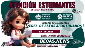 ATENCIÓN A ESTO ESTUDIANTES ESTARÁN RECIBIENDO UN TOTAL DE $3,680 PESOS | ¿ERES DE ESTOS AFORTUNDADOS EN RECIBIR ESTE APOYO ECONÓMICO?