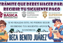 ATENTOS AQUÍ: ESTE ES EL TRÁMITE QUE DEBES HACER PARA RECIBIR TU SIGUIENTE PAGO DE LA BECA BENITO JUÁREZ 