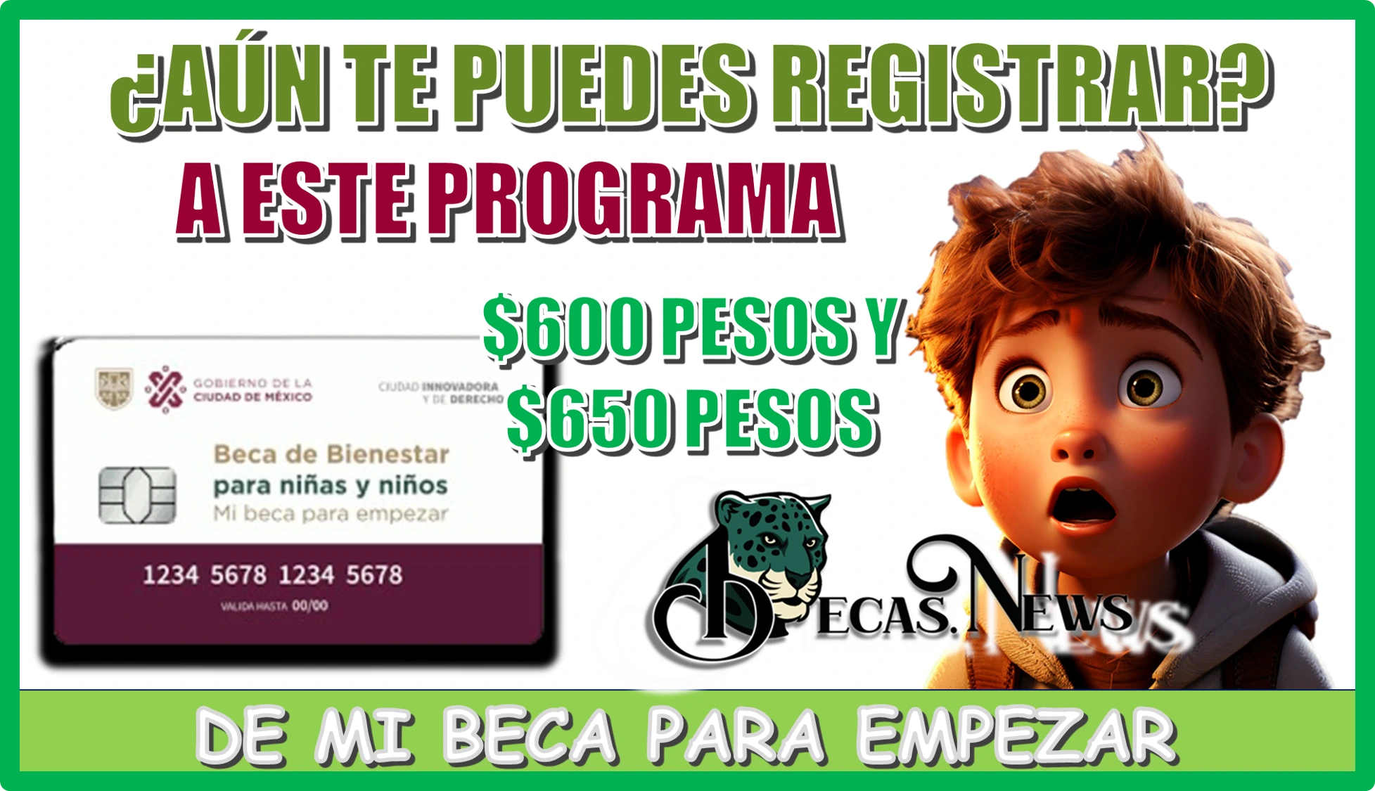 ¿AÚN TE PUEDES REGISTRAR A ESTE PROGRAMA DE MI BECA PARA EMPEZAR?