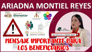 Mensaje importante a todos los beneficiarios | Esto dijo Ariadna Montiel Reyes