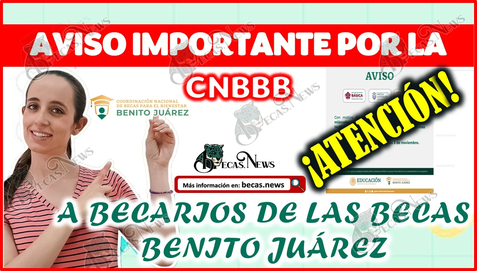 ¡Aviso Importante por la Coordinación Nacional para el Bienestar Benito Juárez! | Este 1 y 2 de noviembre 2023