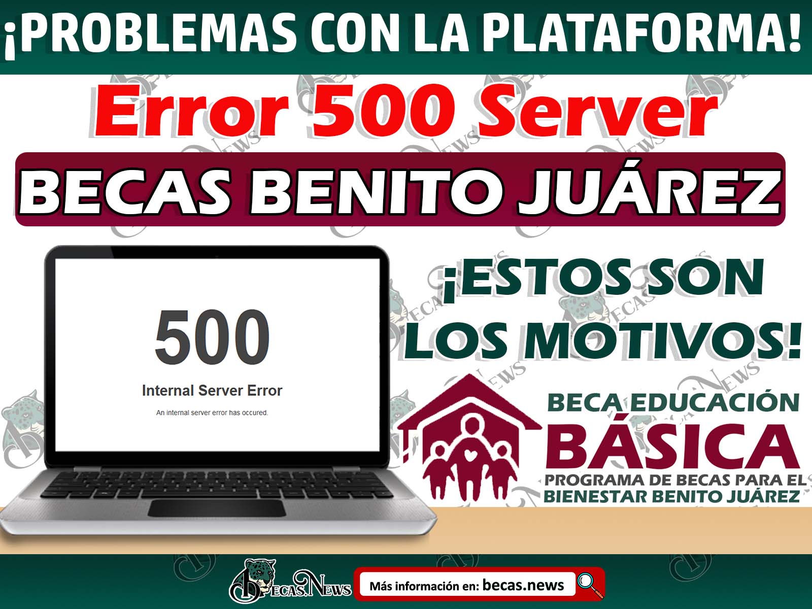 Al ingresar a la pagina de la Cédula Única te marca como Error 500 Server ¡Este es el motivo!
