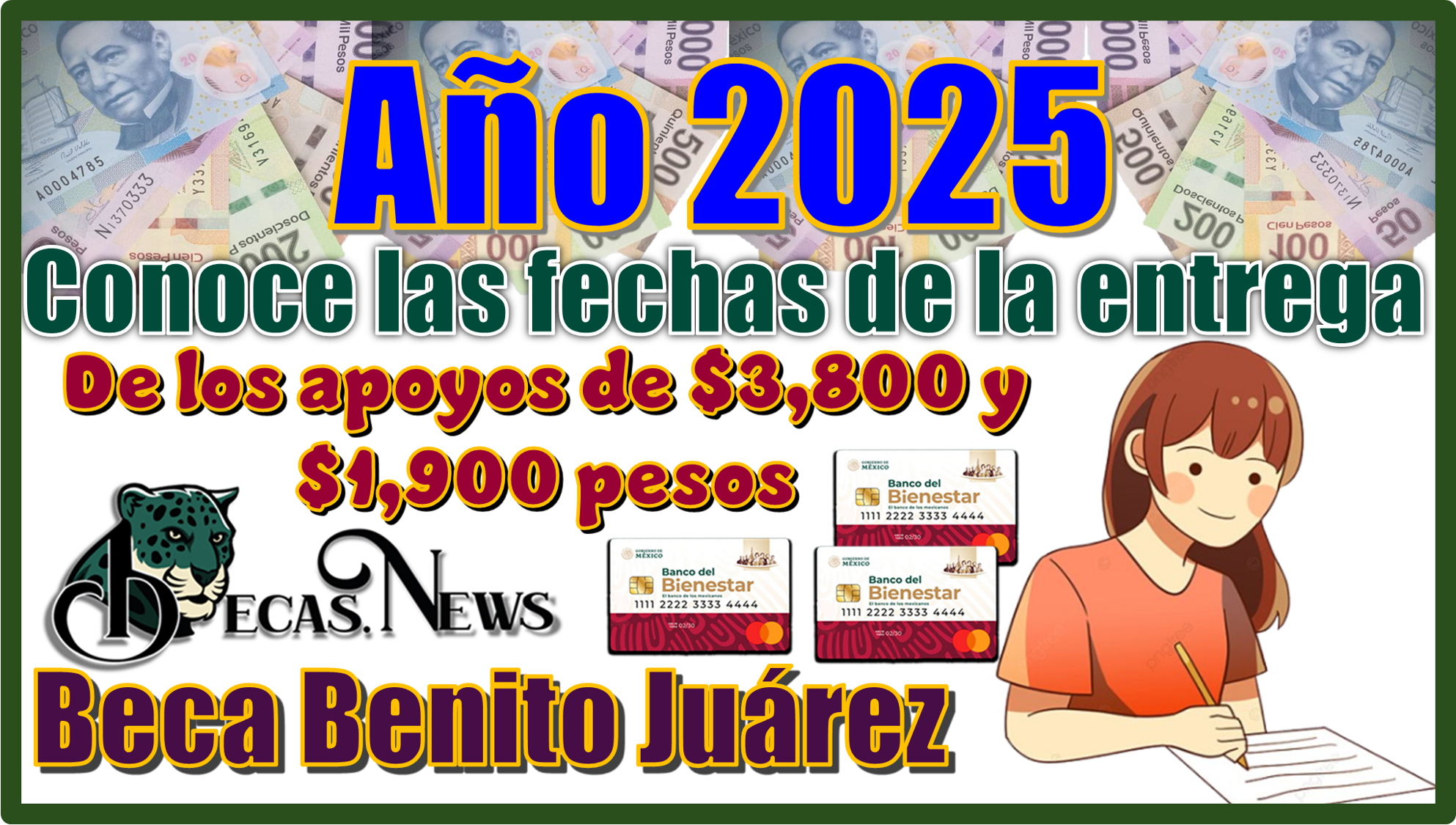 ▷ Año 2025 | Conoce las fechas de la entrega de los apoyos de $3,800 y $1,900 pesos de la Beca Benito Juárez » 2025 BECAS.NEWS 🥇 Año 2025 | Conoce las fechas de la entrega de los apoyos de $3,800 y $1,900 pesos de la Beca Benito Juárez