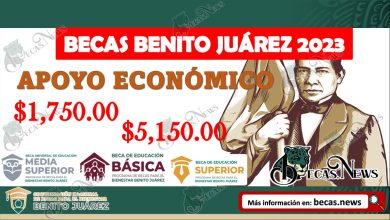 Becas Benito Juárez 2023 | Apoyo económico para los tres niveles educativos.