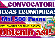 BECAS ECONOMICAS a Estudiantes de Nivel Básico; obtén 2 mil 500 pesos