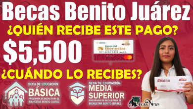 ¿Quiénes reciben el PAGO de $5 mil 500 pesos? | Becas Benito Juárez 