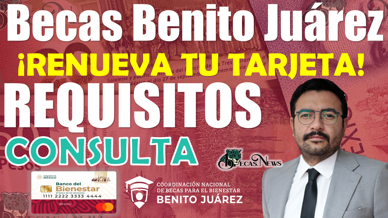 ¿Eres un estudiante de las Becas Benito Juárez y deseas RENOVAR tu Tarjeta del Bienestar?, entonces sigue estos pasos para realizarlo