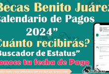 Becas Benito Juárez | ¡CALENDARIO DE PAGOS 2024!, conoce cuánto cobrarás próximamente 